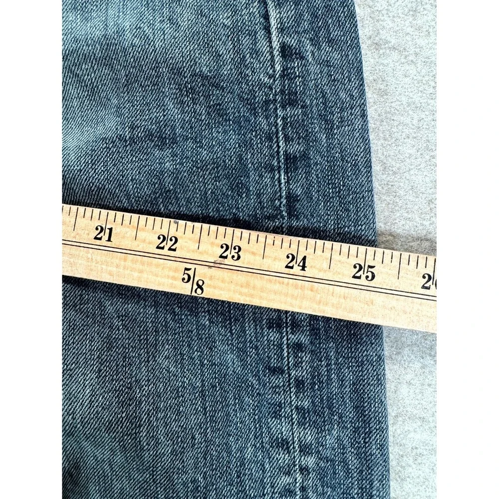 Levi's 501 Original Jeans Mens 36x32 Blue Denim Grunge Button Fly Straight Leg